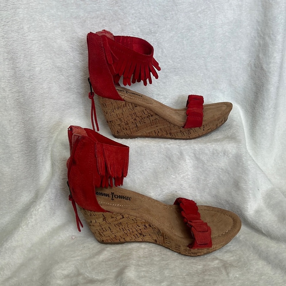 Burnt orange wedges